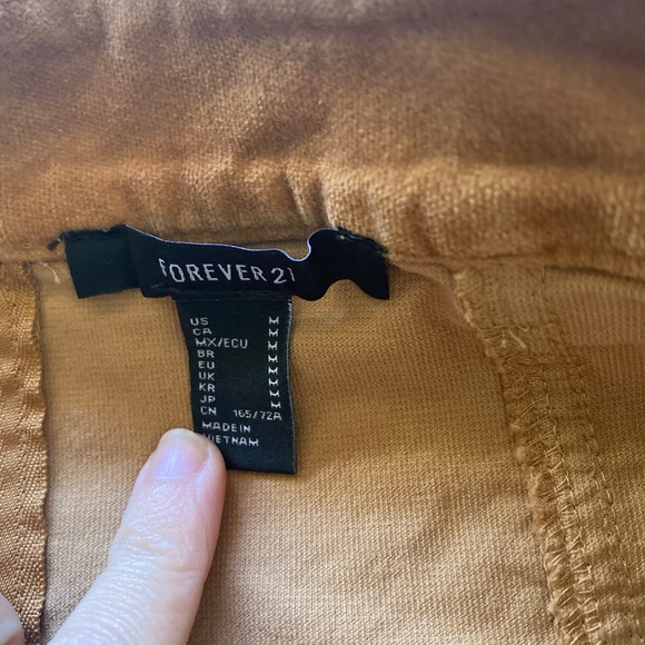 Boho mini skirt in brown, adorable! - Picture 2 of 4